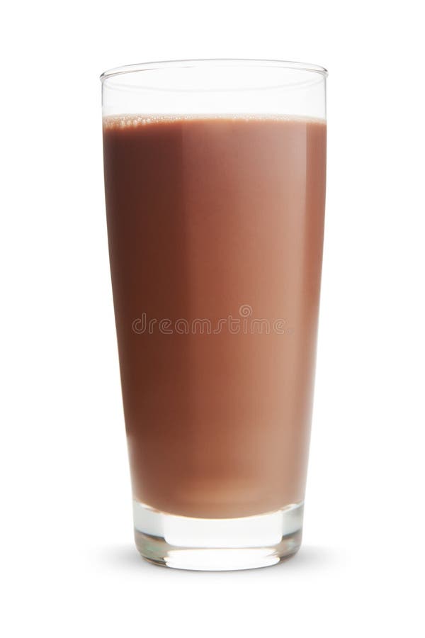 Chocolademelk royalty-vrije stock foto