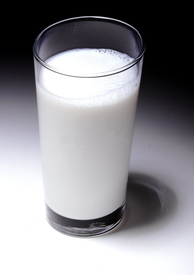 De melk van het glas