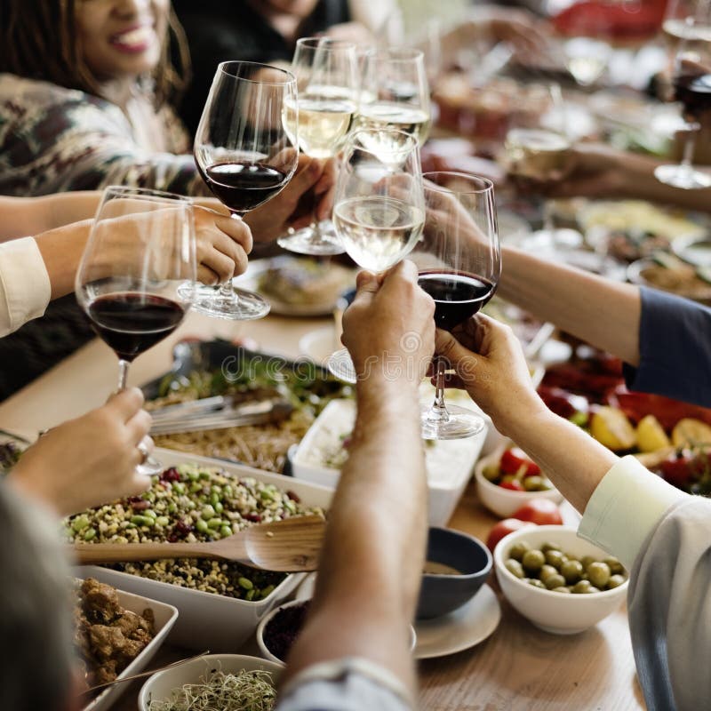 De Menigte van de brunchkeus het Dineren Voedselopties die Concept eten stock afbeelding De Menigte van de brunchkeus het Dineren Voedselopties die Concept eten stock afbeelding