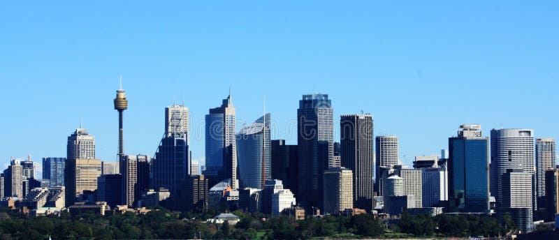 Uitzicht op Sydney royalty-vrije stock fotografie