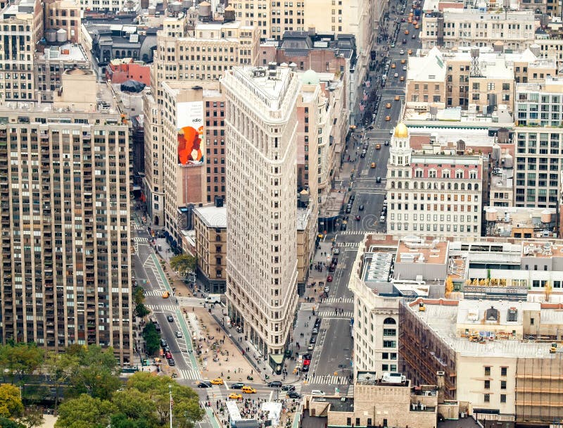 De Mening van de Straat van de Stad van New York royalty-vrije stock foto's De Mening van de Straat van de Stad van New York royalty-vrije stock foto's