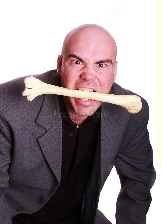 De mens van de kannibaal stock afbeelding. Image of been 17281075