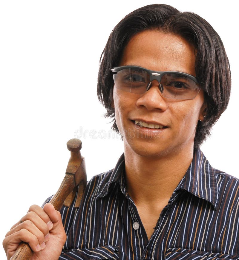 Klusjesman stock afbeelding