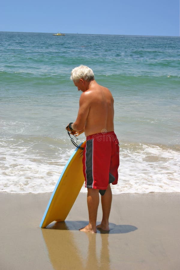 De Mens van het strand royalty-vrije stock afbeeldingen De Mens van het strand royalty-vrije stock afbeeldingen