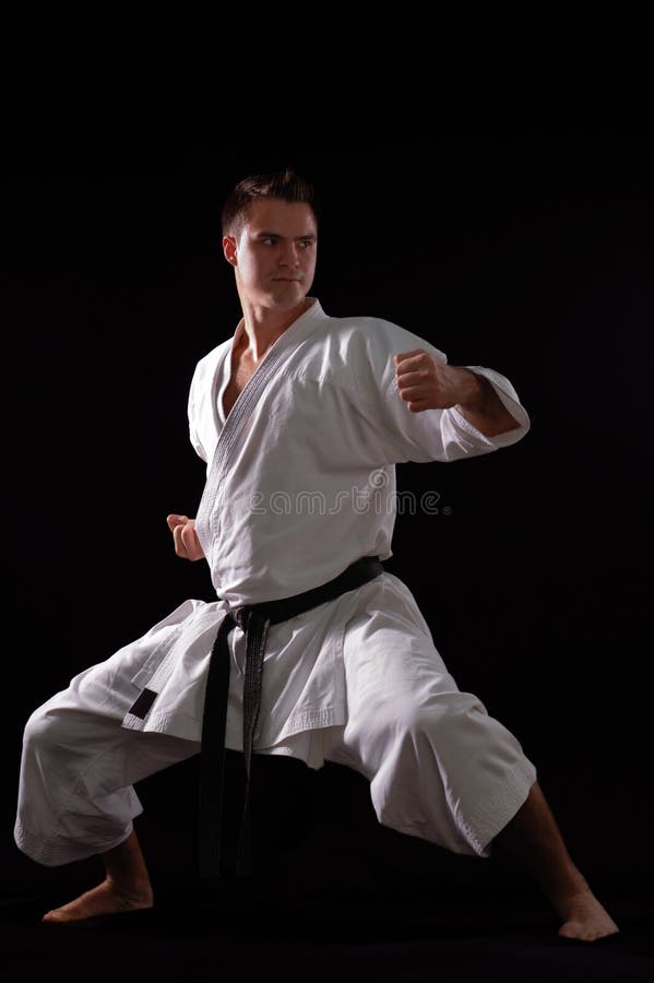 De mensenkampioen van de karate van de wereld royalty-vrije stock fotografie De mensenkampioen van de karate van de wereld royalty-vrije stock fotografie