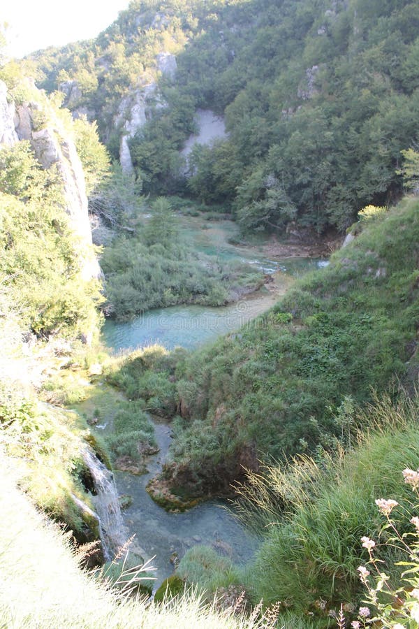 De meren van Plitvice stock foto De meren van Plitvice stock foto