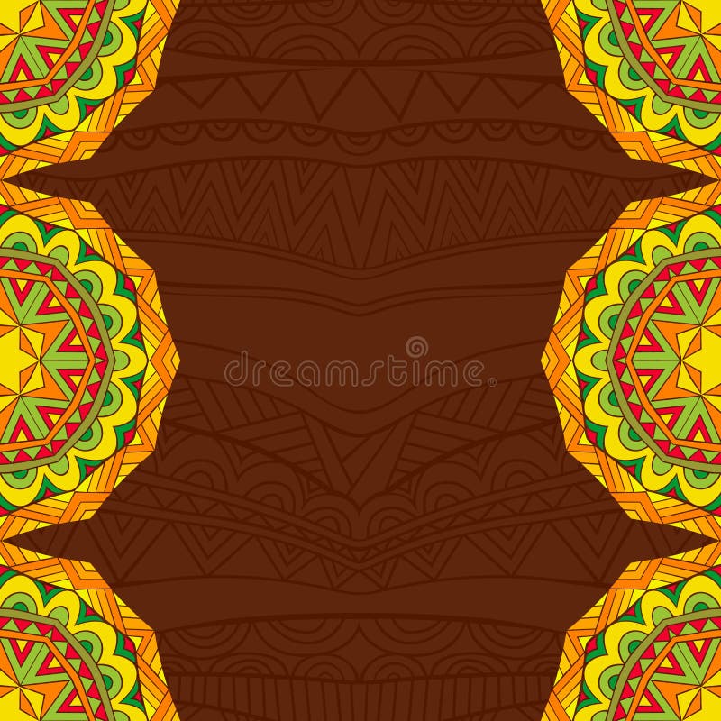 De Mexicaanse achtergrond van de fiestastijl in heldere kleuren vector illustratie De Mexicaanse achtergrond van de fiestastijl in heldere kleuren vector illustratie