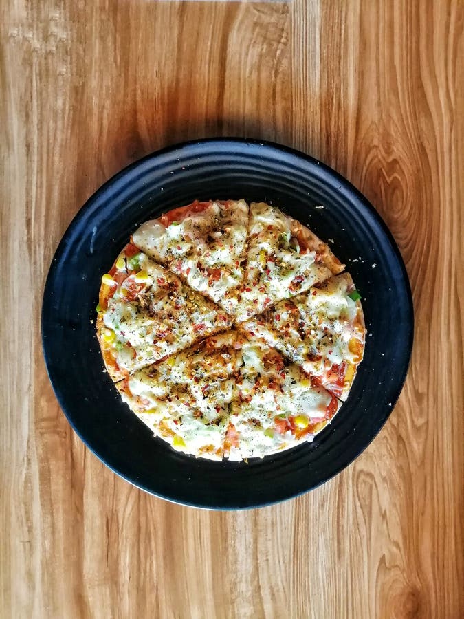 De Mexicain la pizza végétarienne typique non - servie à Pizza Hut image stock De Mexicain la pizza végétarienne typique non - servie à Pizza Hut image stock