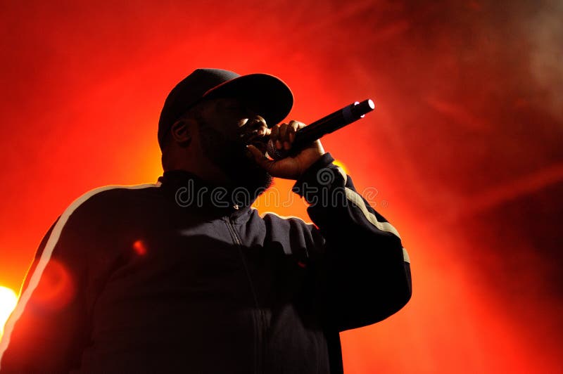 BARCELONA - MAY 23: Killer Mike, a rapper, performs at Heineken Primavera Sound 2013 Festival, Pitchfork Stage, on May 23, 2013 in Barcelona, Spain. BARCELONA - MAY 23: Killer Mike, a rapper, performs at Heineken Primavera Sound 2013 Festival, Pitchfork Stage, on May 23, 2013 in Barcelona, Spain.