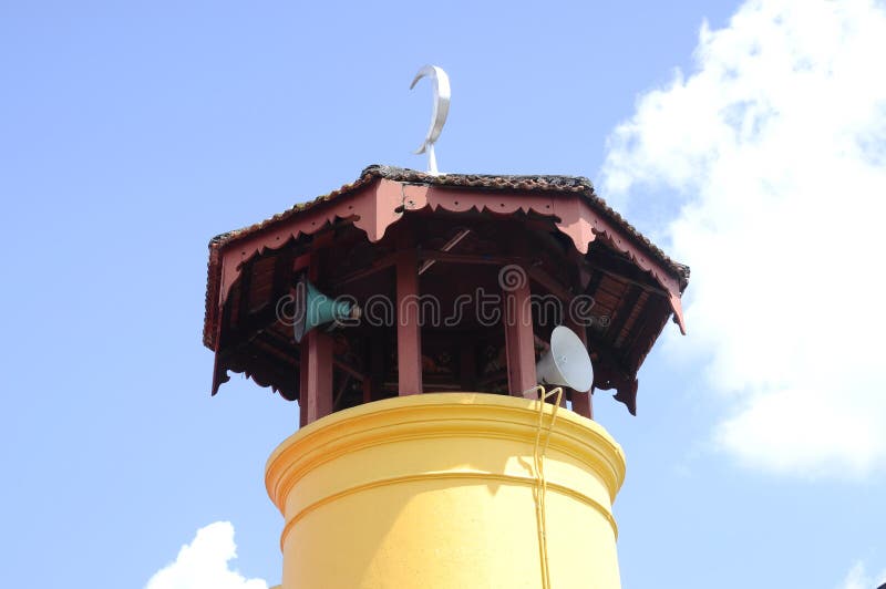 De Moskee Van Batakrabit in Teluk Intan, Perak Stock Foto - Image of