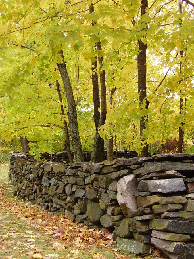 De Muur van de herfst stock afbeelding De Muur van de herfst stock afbeelding