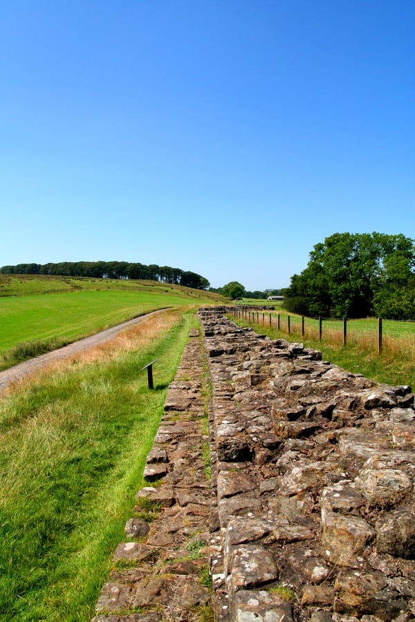 De Muur van Hadrian stock foto's De Muur van Hadrian stock foto's