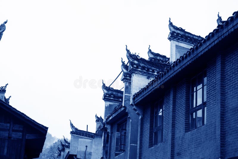 De muur van het paardhoofd in de Stad van Phoenix, China royalty-vrije stock fotografie De muur van het paardhoofd in de Stad van Phoenix, China royalty-vrije stock fotografie