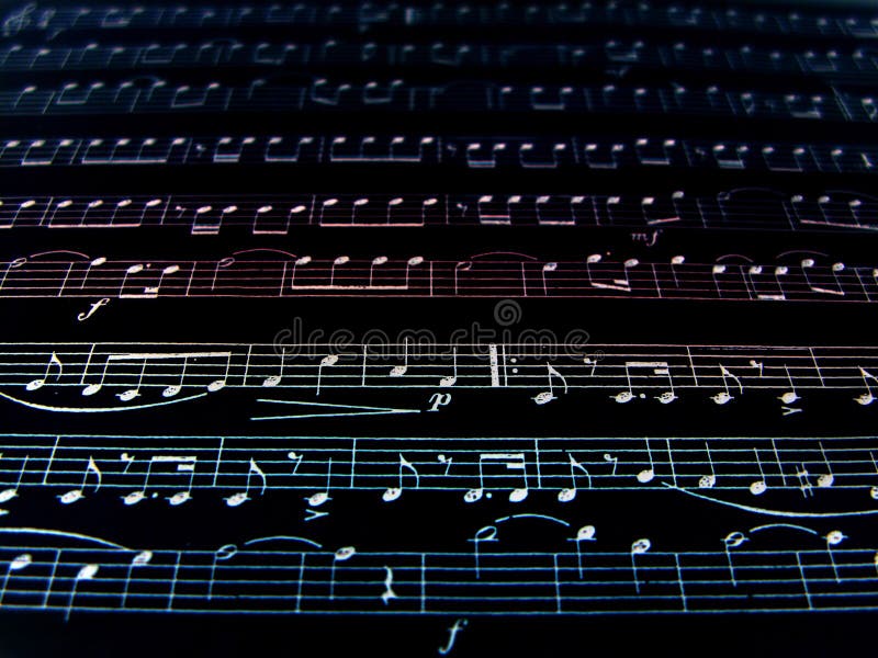 De muziek neemt nota van achtergrond stock afbeelding De muziek neemt nota van achtergrond stock afbeelding