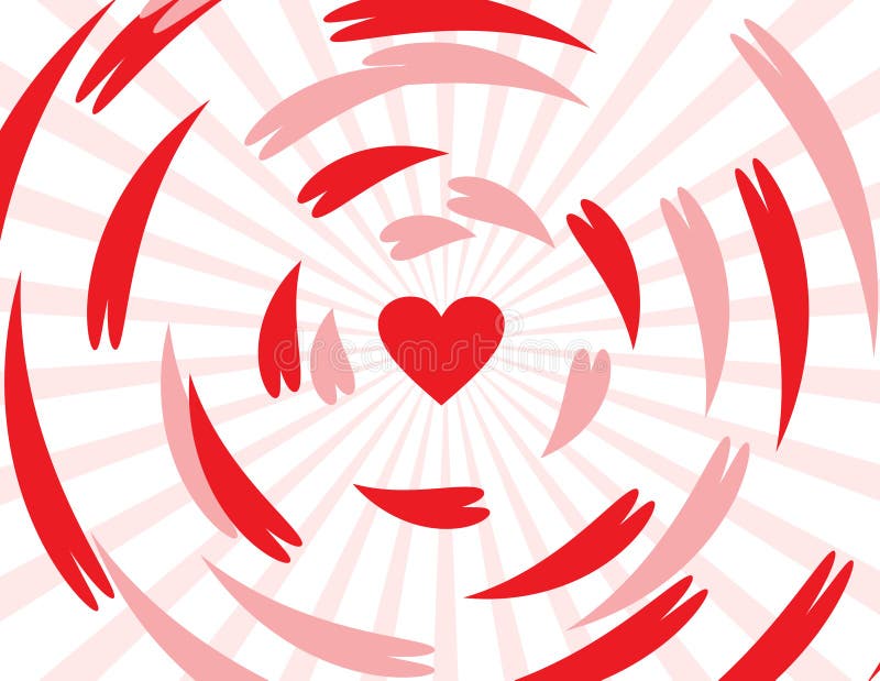 Naadloos patroon liefde abstracte achtergrond vector illustratie