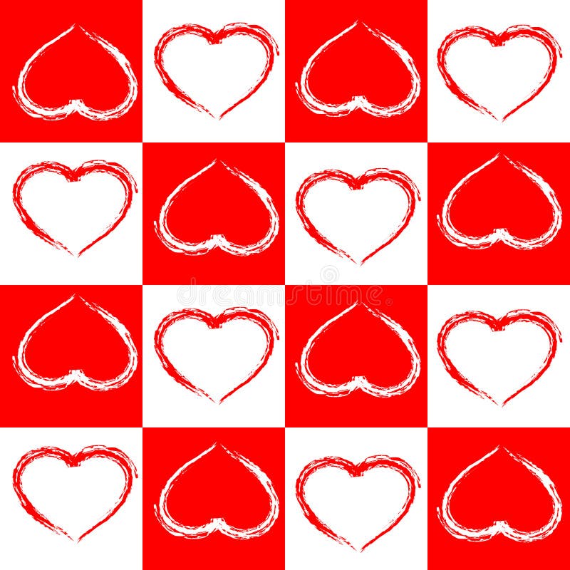 De naadloze abstracte achtergrond van de patroonliefde. stock illustratie De naadloze abstracte achtergrond van de patroonliefde. stock illustratie