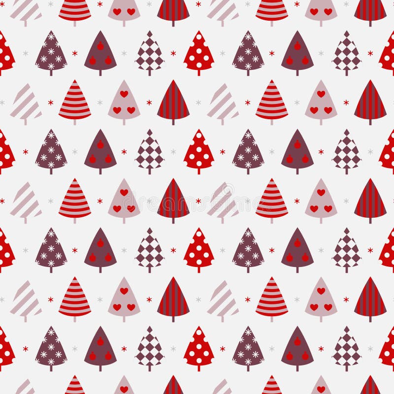 De naadloze achtergrond van de de winterviering. vector illustratie De naadloze achtergrond van de de winterviering. vector illustratie
