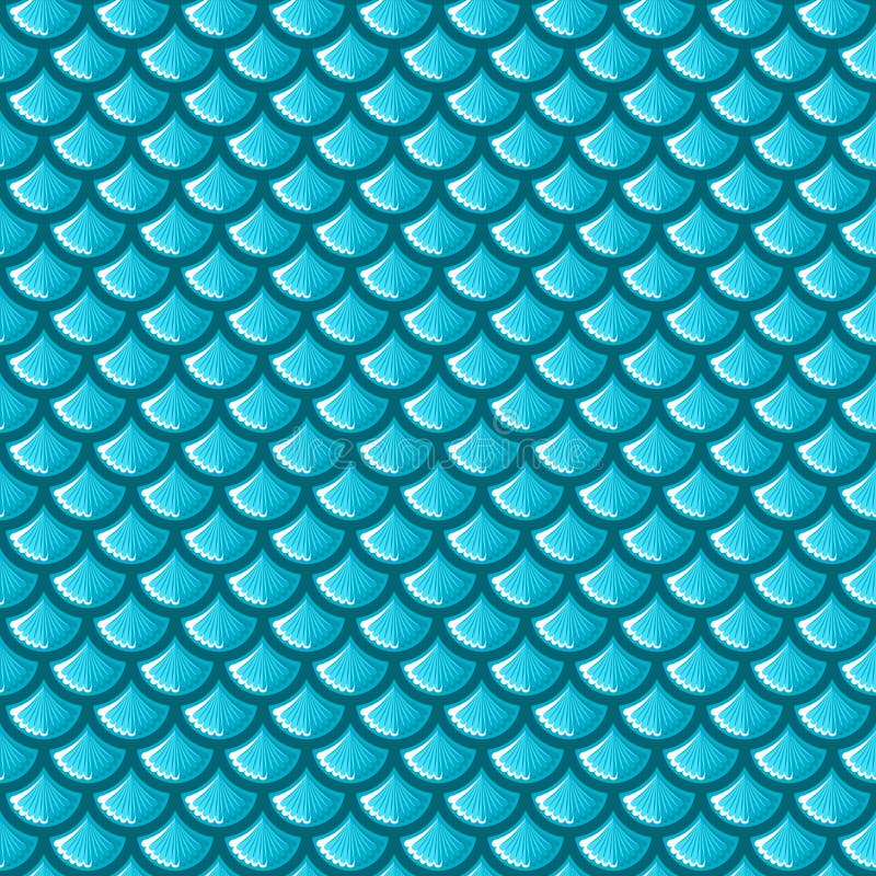 De naadloze blauwe schalen van riviervissen royalty-vrije illustratie De naadloze blauwe schalen van riviervissen royalty-vrije illustratie