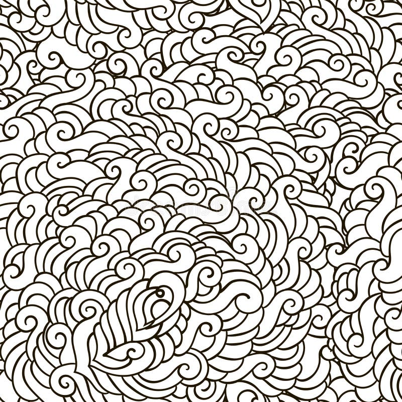 De naadloze vector van het patroon zwart-witte ornament vector illustratie De naadloze vector van het patroon zwart-witte ornament vector illustratie