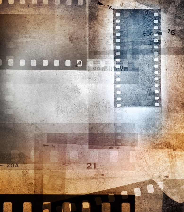 De negatieve achtergrond van de film stock illustratie De negatieve achtergrond van de film stock illustratie