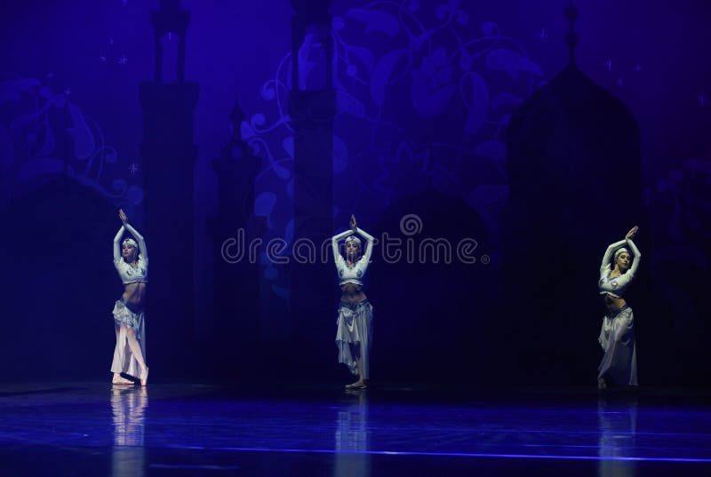 Lâmpada de Sinbad - ballet 'Mil e Uma Noites' imagem de stock
