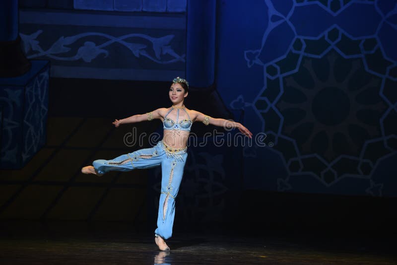 Bailado de sereia “Mil e Uma Noites” fotografia de stock