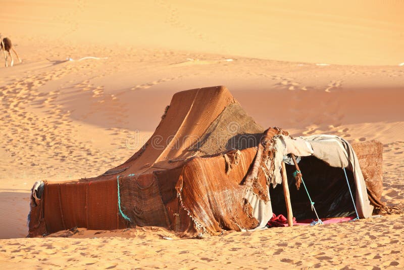 De nomade (Berber) tent royalty-vrije stock foto De nomade (Berber) tent royalty-vrije stock foto