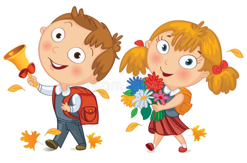 De nouveau à l'école illustration libre de droits De nouveau à l'école illustration libre de droits
