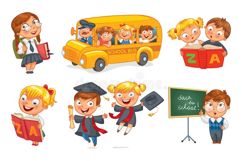 De nouveau à l'école illustration libre de droits De nouveau à l'école illustration libre de droits