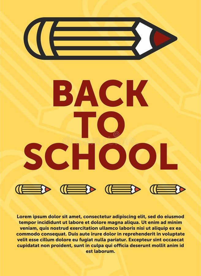 De nuevo a bandera de escuela, cartel, diseño plano colorido, backgound del vector P?gina web ilustración del vector De nuevo a bandera de escuela, cartel, diseño plano colorido, backgound del vector P?gina web ilustración del vector