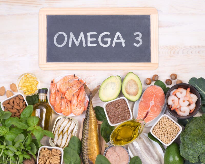 De omega 3 bronnen van het vetzurenvoedsel