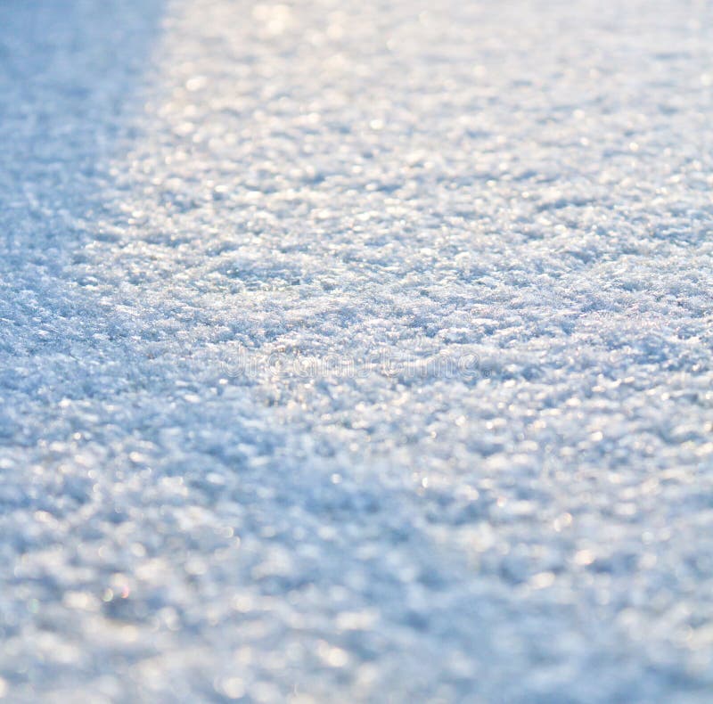 De oppervlakte van de sneeuw royalty-vrije stock afbeelding