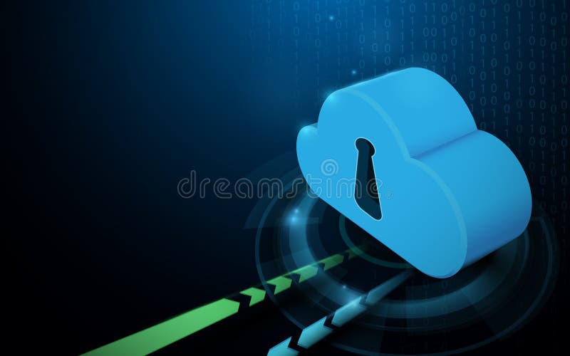 De opslag van wolkengegevens met het conceptenachtergrond van technologie digitale hallo technologie royalty-vrije illustratie De opslag van wolkengegevens met het conceptenachtergrond van technologie digitale hallo technologie royalty-vrije illustratie