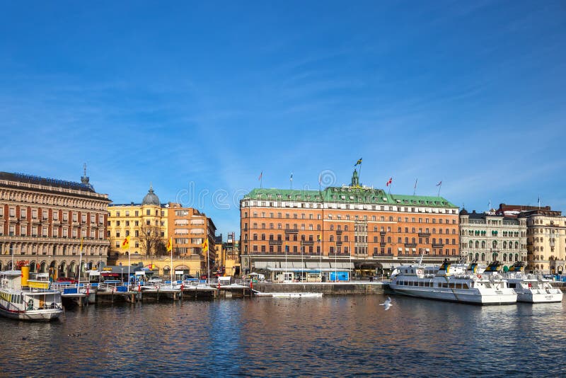 De Oude Stad in Stockholm, Zweden stock foto's De Oude Stad in Stockholm, Zweden stock foto's