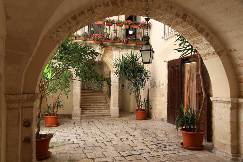 Bari Old Town - architecture in Apulia, Italy. Bari Old Town - architecture in Apulia, Italy.