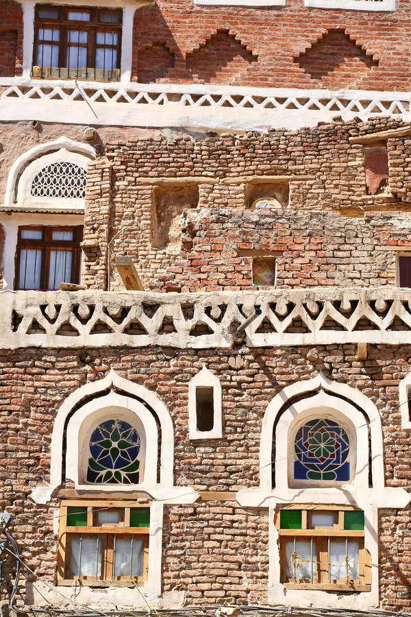 De oude Yemeni bouw