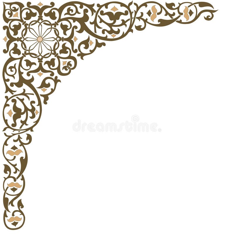 De overladen Hoek van het Frame stock illustratie De overladen Hoek van het Frame stock illustratie