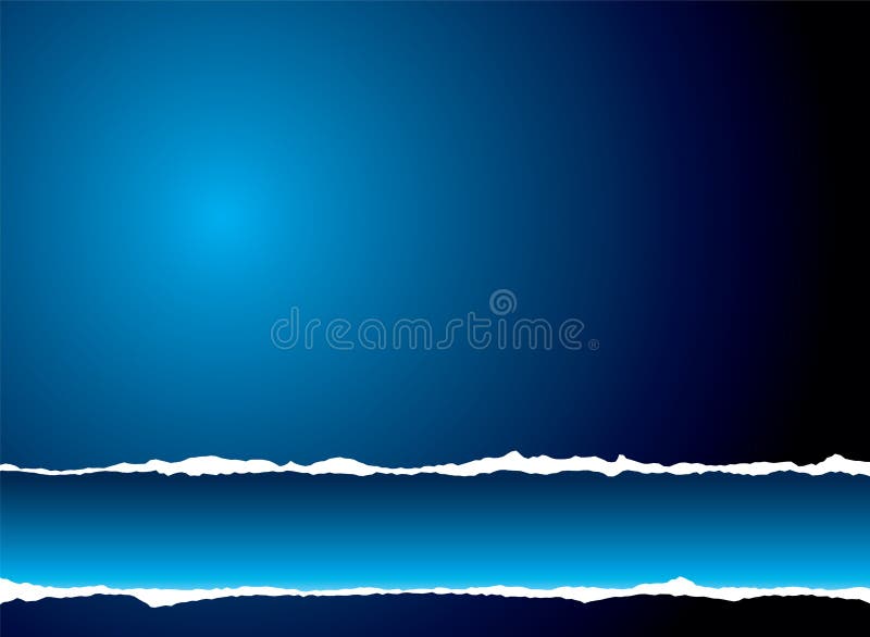 Ripped illustrated blue background with room for your own text. Ripped illustrated blue background with room for your own text