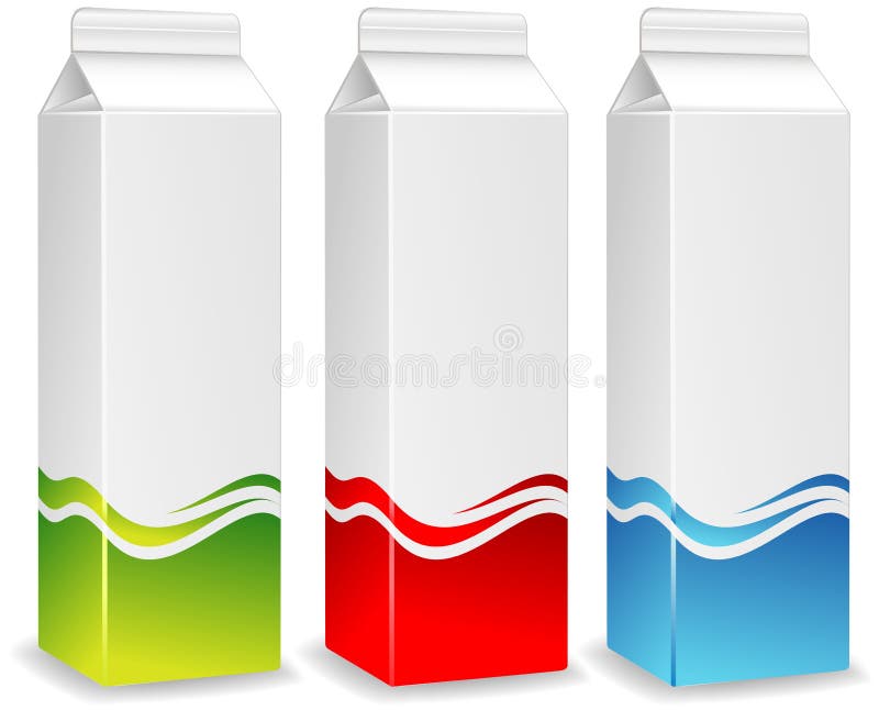 Kleurenpakketten stock illustratie