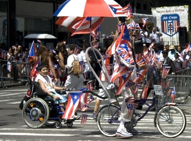 De Parade van de Dag van het Puerto Ricaan; NYC 2012 stock afbeeldingen De Parade van de Dag van het Puerto Ricaan; NYC 2012 stock afbeeldingen