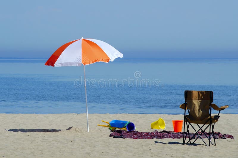 De Paraplu van het strand