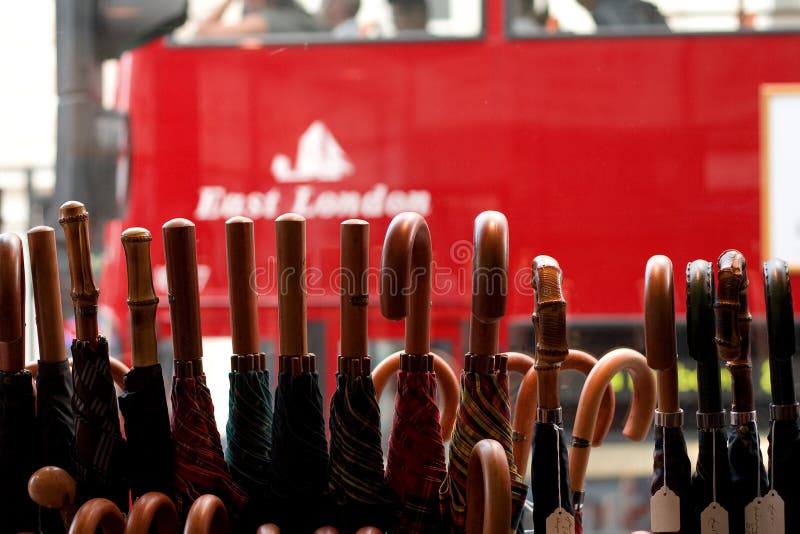 De paraplu van Londen stock afbeeldingen De paraplu van Londen stock afbeeldingen