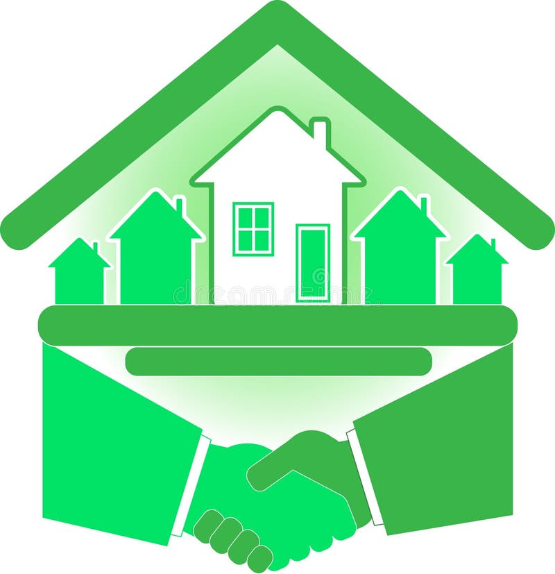 Handdrukpartners vector illustratie