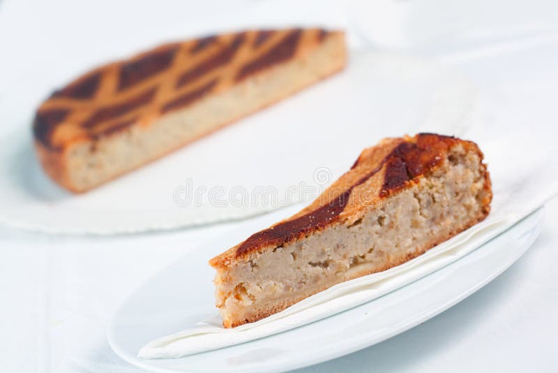 De Pastei van Pastiera van Ricotta en Korrel royalty-vrije stock foto De Pastei van Pastiera van Ricotta en Korrel royalty-vrije stock foto