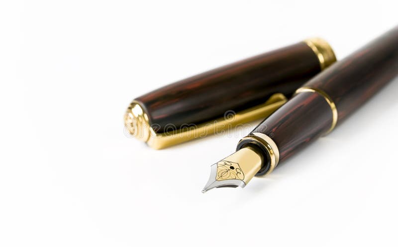 De pen van de inkt royalty-vrije stock afbeelding De pen van de inkt royalty-vrije stock afbeelding