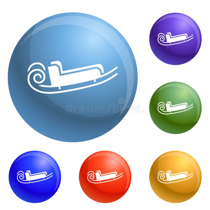 De pictogrammen van de kerstmanar geplaatst vector vector illustratie De pictogrammen van de kerstmanar geplaatst vector vector illustratie
