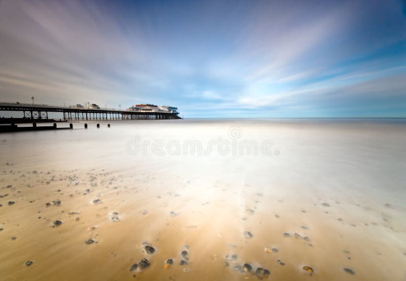 De Pijler van Cromer stock foto De Pijler van Cromer stock foto