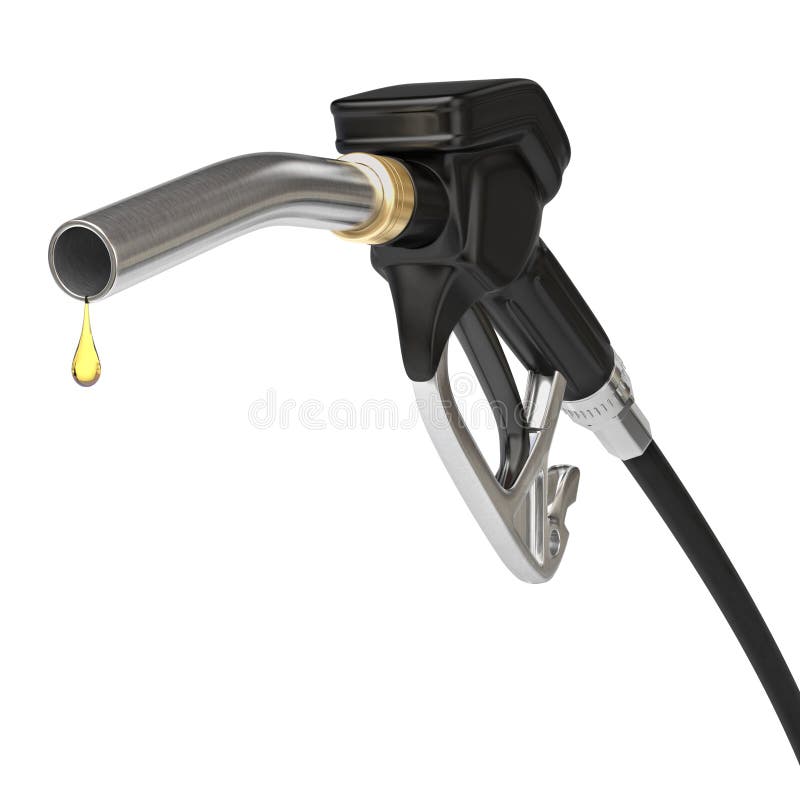 Very high resolution 3d rendering of an isolated fuel pump nozzle. Very high resolution 3d rendering of an isolated fuel pump nozzle.