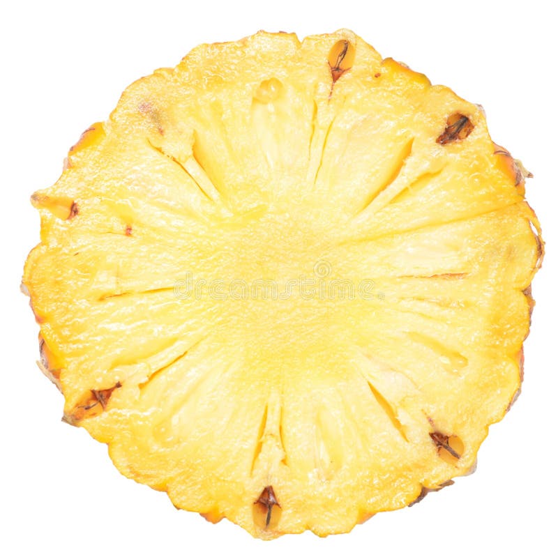 Ananasschijf stock afbeelding