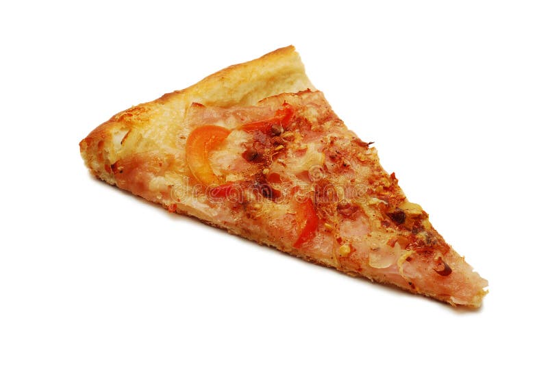 De plak van de pizza royalty-vrije stock foto De plak van de pizza royalty-vrije stock foto